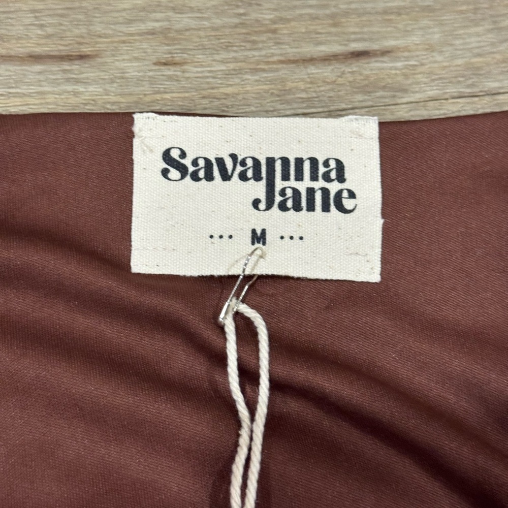 NWT Savanna Jane Printed Long Sleeve Dress Size Medium - Picture 3 of 4
